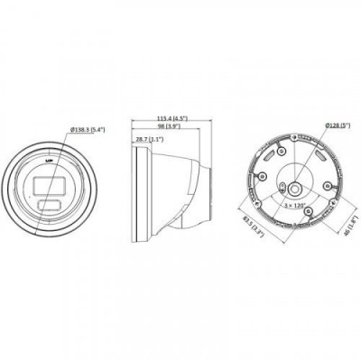 IP-відеокамера 4 Мп Hikvision DS-2CD2347G2H-LIU(eF) (2.8мм) BLACK з підвійним підсвічуванням для системи відеонагляду